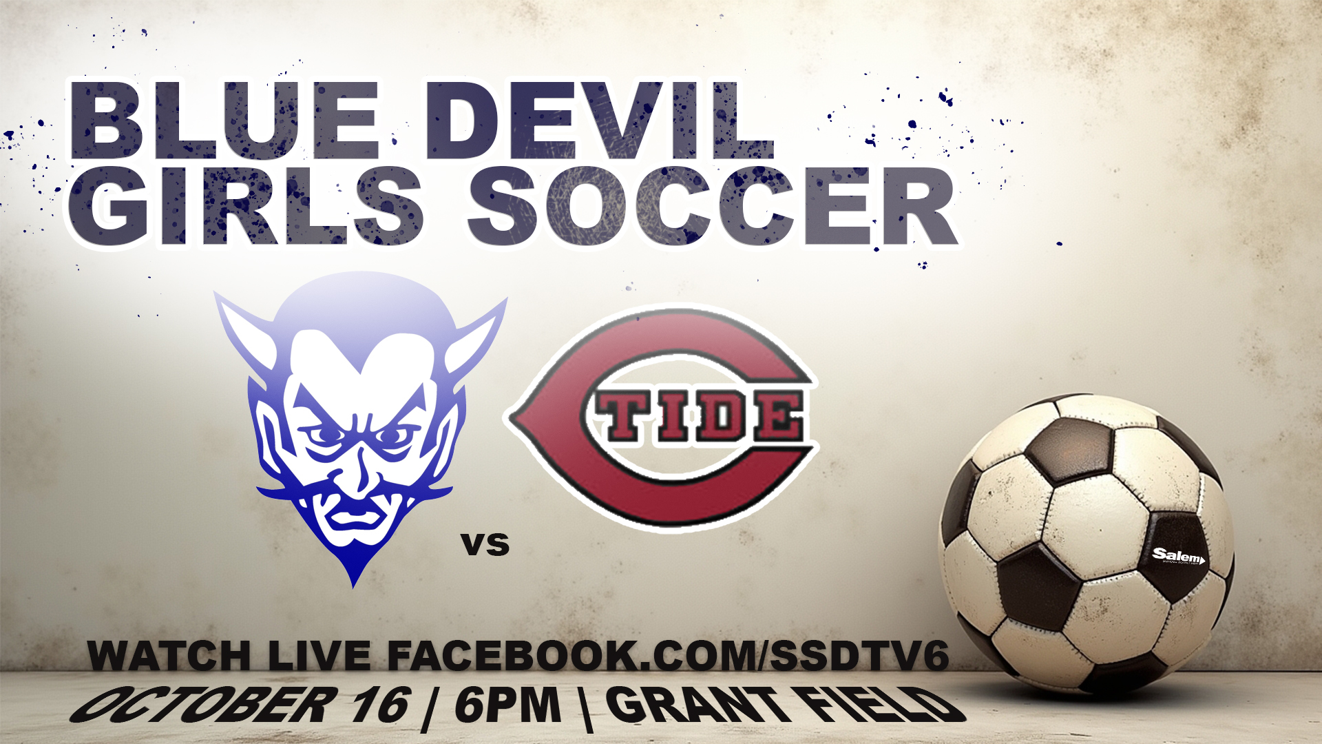 BLUE DEVIL GIRLS SOCCER | Salem vs Concord - October 16, 2025