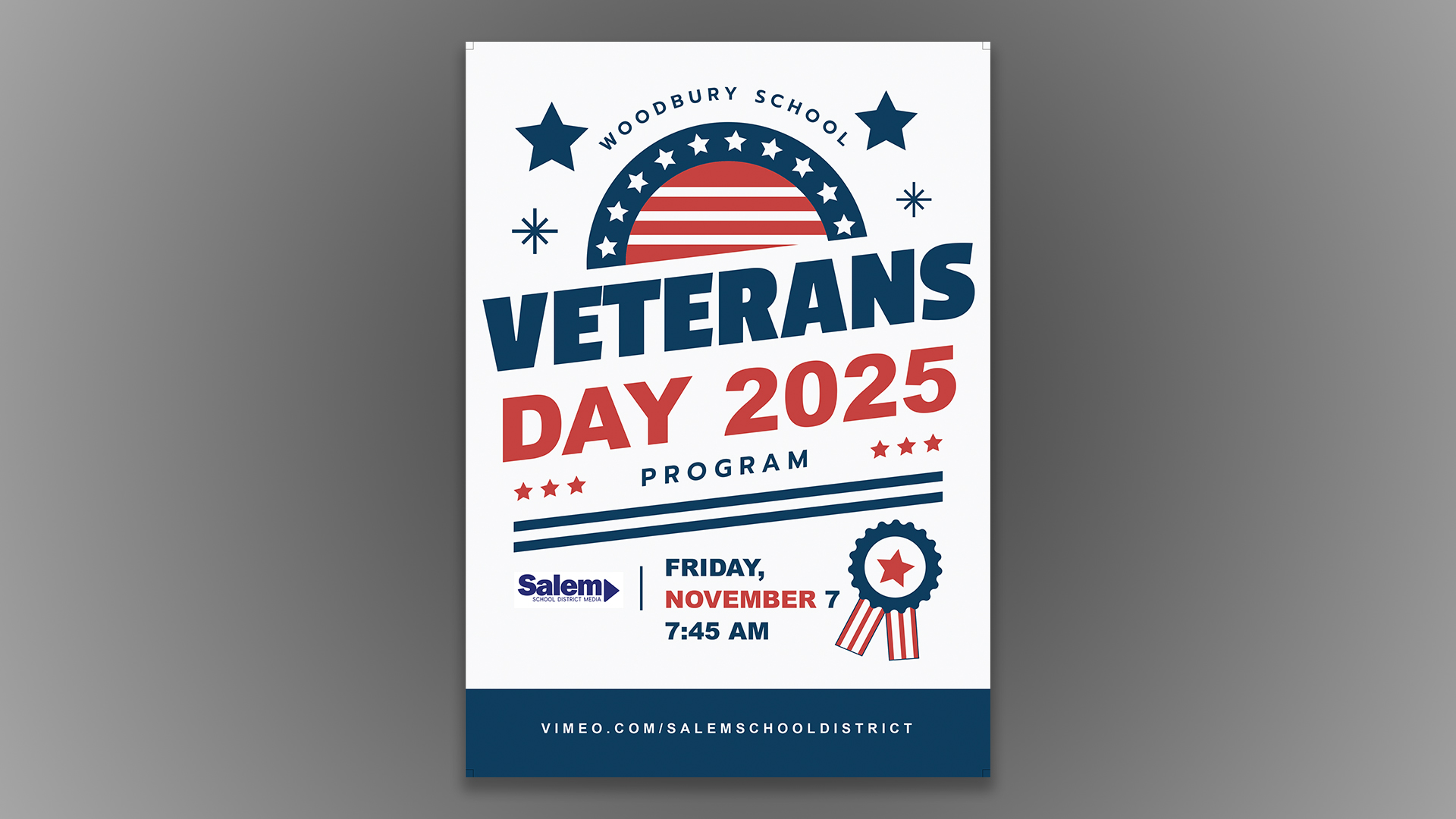 2025 Woodbury Veterans Day Program