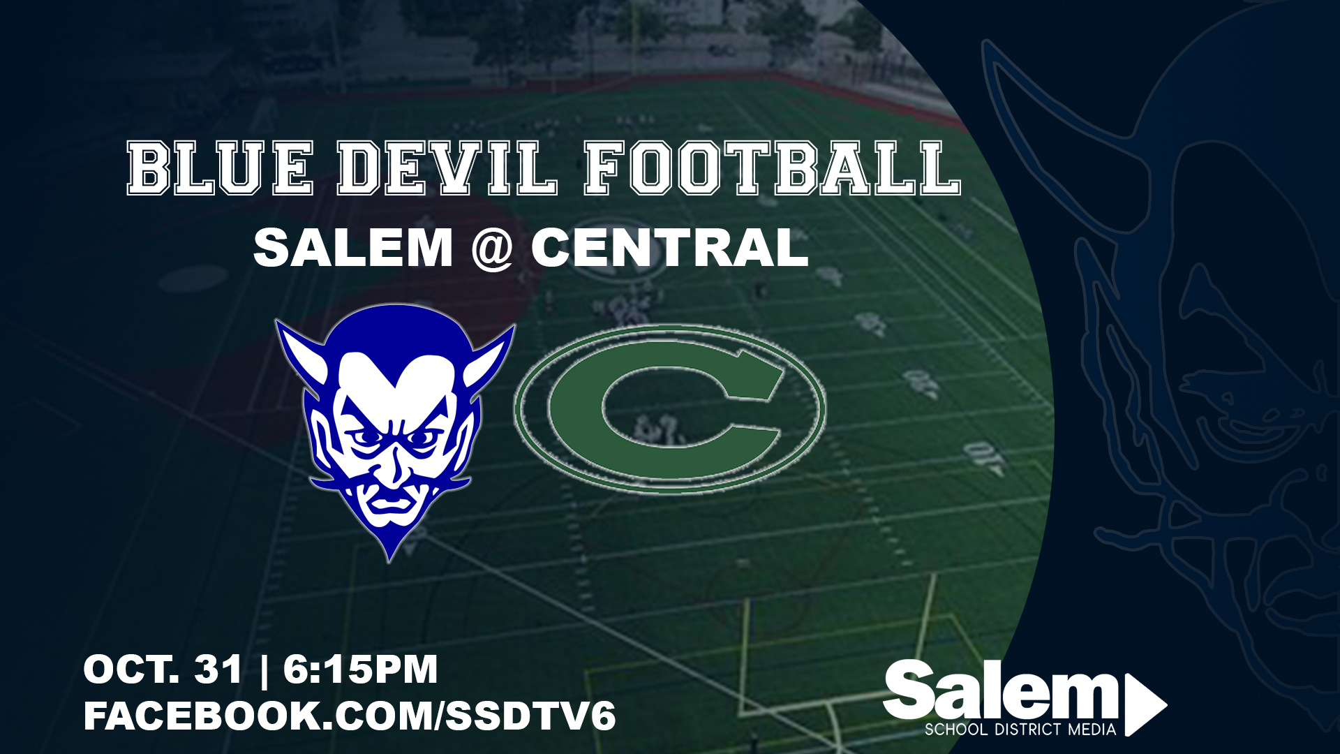 BLUE DEVIL FOOTBALL | Salem at Central - October 31, 2025