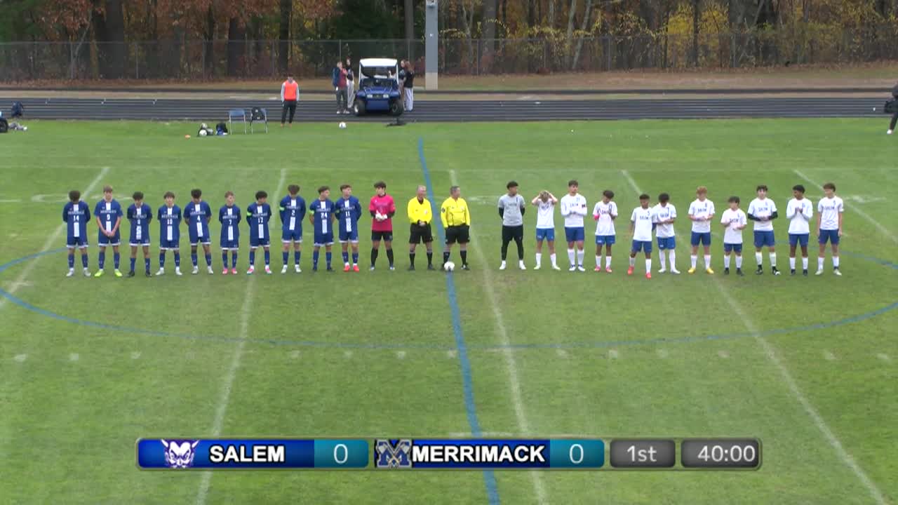 BOYS SOCCER PLAYOFFS | Salem at Merrimack - Oct. 29, 2025 by Merrimack TV