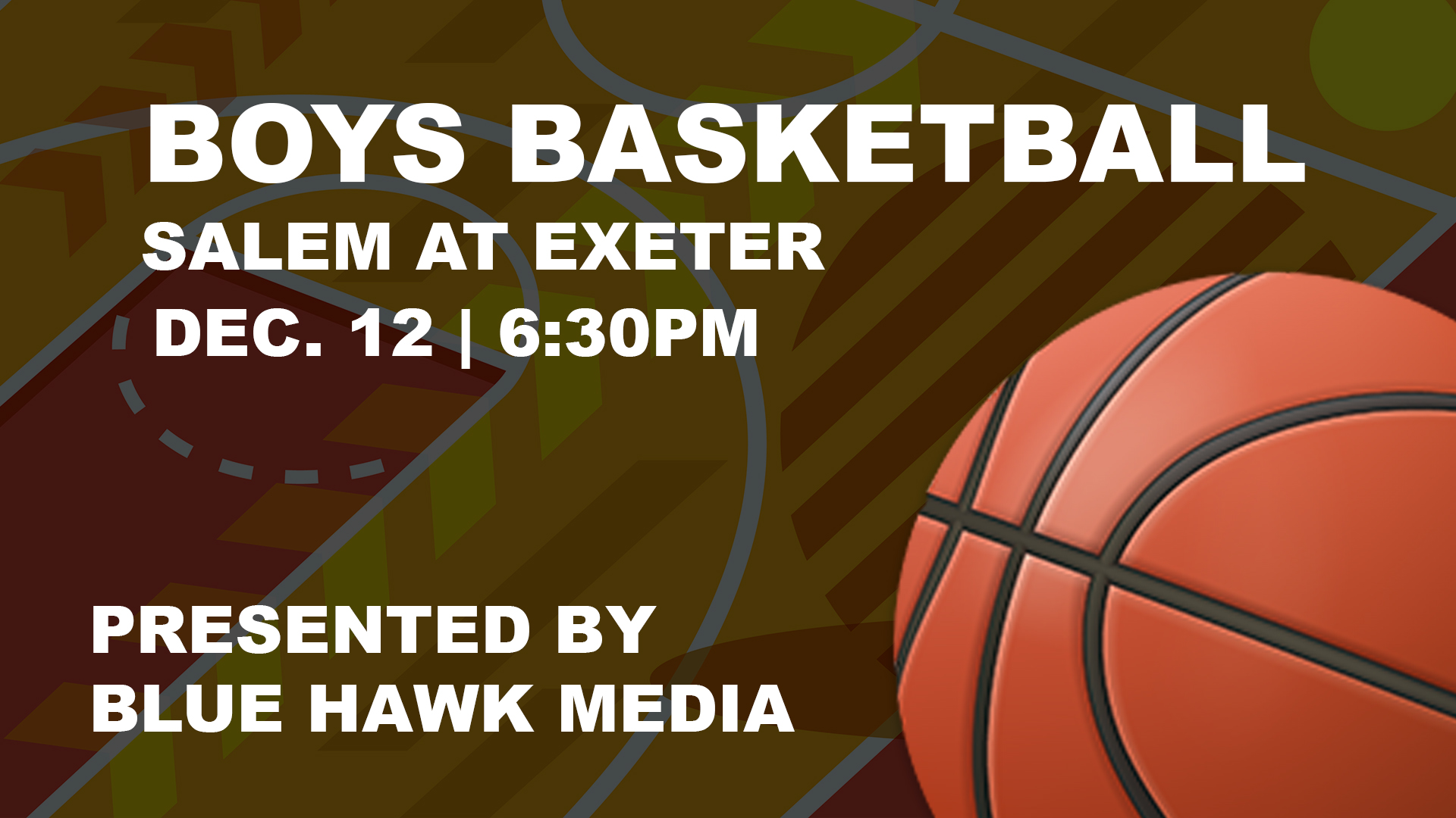 BOYS BASKETBALL | SALEM AT EXETER - DECEMBER 12, 2025 - BY BLUE HAWK MEDIA