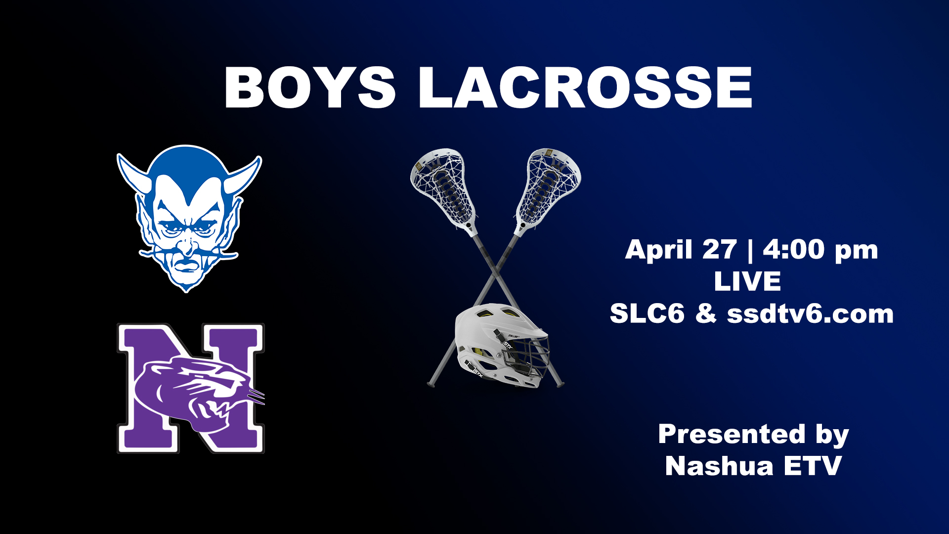 Thumbnail image for BOYS LACROSSE| Salem at South - April 27, 2026 - by Nashua TV