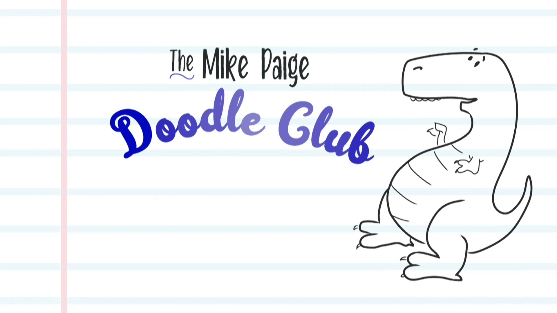 Mike Paige Doodle Club - Drawing with Numbers