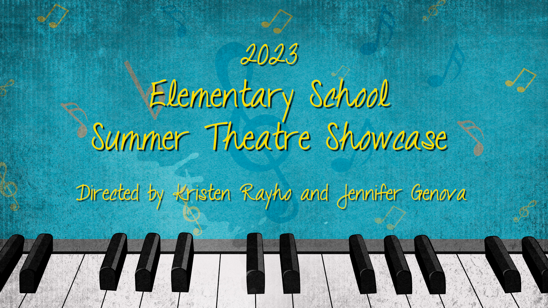 2023 Elementary School Summer Theatre Showcase